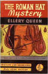 The Roman Hat Mystery - cover Pocket Book edition, Pocket Books Inc N°77, Jan 1. 1940