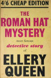 The Roman Hat Mystery - stofkaft  Gollancz-Triangle herdruk 1948