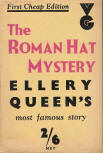 The Roman Hat Mystery - stofkaft  Gollancz Re-set January 1935 [5th Gollancz issue]