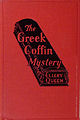 The Greek Coffin Mystery - harde kaft F.A. Stokes Co.uitgave, New York, 1932