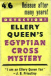 The Egyptian Cross Mystery - dustcover Gollancz