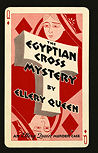 The Egyptian Cross Mystery - stof kaft editie Stokes, October 20. 1932 (1st printing September, 2nd printing October))