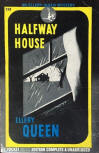Halfway House -  cover pocket book edition, Pocket Book #259, 1944  (Horz cover rare horizontal binding. Binding is at the top, resulting in a wider and shorter page.)  (Artwork Edward McKnight Kauffer)