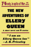 The New Adventures of Ellery Queen - dust cover Gollancz edition, 1940