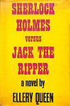 Sherlock Holmes versus Jack the Ripper - dust cover Victor Gollancz edition, London, 1967 (1st)