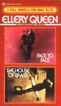 Face to Face/The House of Brass - cover paperback edition, Signet Double Mystery, 451-AE1454, April 6, 1982