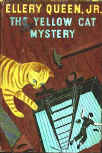 The Yellow Cat Mystery - dust cover Little,Brown and Company edition, 1952  (Artwork by Barbara Corrigan)