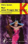 Nur eine frage der Lesart - cover German edition Ullstein Krimi 1170, 1968 translation Mechtild Sandberg