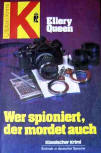 Wer spioniert, der mordet auch - cover German edition Ullstein Krimi, 1979