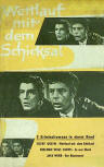 Wettlauf mit dem Schicksal (omnibus met drie verhalen van verschillende auteurs) - stofkaft voor Duitse hardcover uitgave, Desch, München, 1960