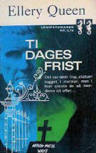 Ti dages frist - cover Danish edition, Lommeromanen, 1962