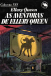 As Aventuras de Ellery Queen - cover Portuguese edition, Coleccao-XIS, Lisboa, Minerva, 1961