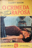 O crime da raposa - cover Portuguese edition, Colecao Amarela Nr. 149, Editora Globo, Rio de Janeiro, 1952