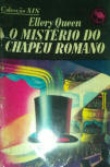 O Mistério do Chapéu Romano - kaft Brazilaanse uitgave, Editorial Minerva, Coleção XIS, 1959.