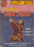 Matinja Don Juan - cover Indonesian edition of The Death of Don Juan, Editions Penerbit - P.Y.Kinta, Djakarta