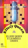 Ellery Queen e la parola chiave - cover Italian edition Mondadori, series Oscar Gialli, May 1985