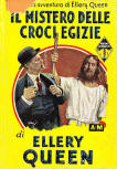 Il mistero delle croci egizie - kaft Italiaanse uitgave, Periodici Mondadori, Libri Gialli 143, 1936