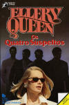 Os Quatro Suspeitos - cover Portuguese edition,  Livros de Bolso / Serie Clube do Crime, Publicações Europa-América, April 1993