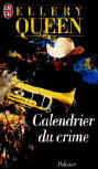 Calendrier du crime - cover French edition, J'ai Lu, April 18. 1997