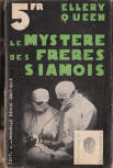 Le mystère des frères Siamois - French cover