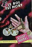 Le Roi est Mort - cover French edition Un Mystere N° 132, 1953
