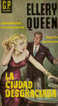 La ciudad desgraciada - cover Spanish edition, G.P.Policiaca, Plaza & Janes, Barcelona, 1961
