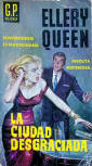 La ciudad desgraciada - cover Spanish edition, G.P.Policiaca, Plaza & Janes, Barcelona, 1961