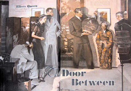 In December 1936 "Heart's International Cosmopolitan" had a complete book length mystery novel by Ellery Queen "The Door Between" 