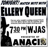 The Saint owed it's debut over Radio to the extraordinary success of the Ellery Queen franchise. Ellery Queen had become so popular over Radio that it priced itself out of a sponsor. Emerson Drug, the maker of Bromo-Seltzer, decided that it would be more economical for them to abandon their Ellery Queen sponsorship over NBC and innaugurate a new series at a much lower cost. And so it was that Emerson Drug, Leslie Charteris, and producer/agent James Saphier brought the package to air over NBC for a three-month run between January and April 1945. So after 3 weeks the EQ series returned with a new sponsor, a new network,a new evening and a new Nikki (Barbara Terrell)