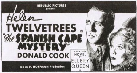 Publicity for "The Spanish Cape Mystery" (Picture courtesy Greenbriar).