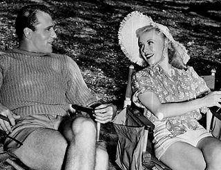 Ralph with Ginger Rogers on the set of "Carefree" (1938)