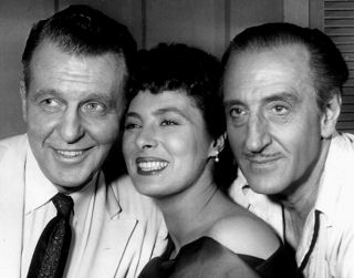 Ralph Bellamy, Rita Gam & Basil Rathbone "Affair In Sumatra" from the series "Screen Directors Playhouse" (22 Feb. 1956, ABC-TV).