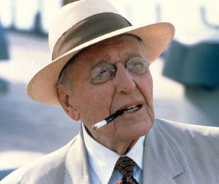 Ralph Bellamy as FDR  in the TV  miniseries "War and Remembrance" (1988-89).