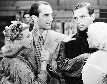 Ginger Rogers, Lee Bowman, Douglas Fairbanks Jr. and Dorothea Kent in RKO's "Having a Wonderful Time" (1938)