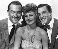 With the tagline "Too thrilling for words, so they set it to music! " "Cover Girl" hit the screens in 1944, it starred Rita Hayworth, Lee Bowman and an energetic Gene Kelly.
