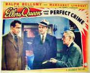 Ellery Queen and the Perfect Crime - lobbycard (Ellery, Velie and Inspector Queen)