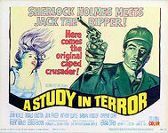 A Study in Terror - 11x14 inch lobby card title card