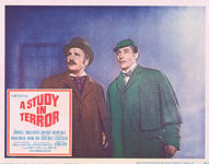 A Study in Terror - 11x14 inch lobby card