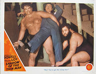 Lobbycard:"Hey, you've got the wrong man!"