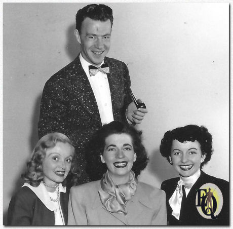 "Apartment 4-A bows on Don Lee TV". "Apartment 4-A", a situation comedy, with three young girls struggling to lead a quiet, normal life, in the face of all odds, debuted on Don Lee television on Nov. 27. 1948. Martha Shaw, Anne Diamond and Julie Kingdon portrayed the three girls, Howard Culver, "the man with the pipe," was the narrator, and Parley Baer, Fred Howard and Wilton Graft were featured.