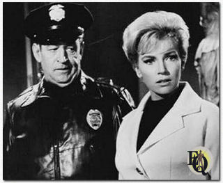 "It's Only Money" (Jerry Lewis Productions, Nov. 21, 1962) with Jerry Lewis where he once again got to play a "good guy" (police) on a rare occasion. Featured here alongside female lead Joan O'Brien.
