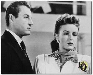 Derr with Francis Gifford in 1948's "Luxury Liner."