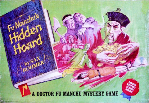Fu Manchu's Hidden Hoard (1967) Cover Ideal Board Game