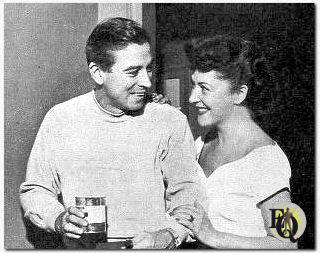 Helen Lewis with husband David Penn (1952).