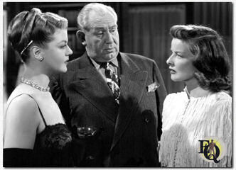 "State of the Union" is a 1948 American drama film directed by Frank Capra about a man's desire to run for the nomination as the Republican candidate for President, and the machinations of those around him. Left to right: Angela Lansbury, Howard Smith and Katharine Hepburn. 