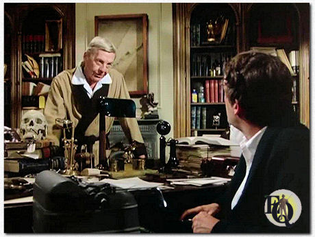 1975-76 TV-series "Ellery Queen" with Richard Queen and Ellery in the living room