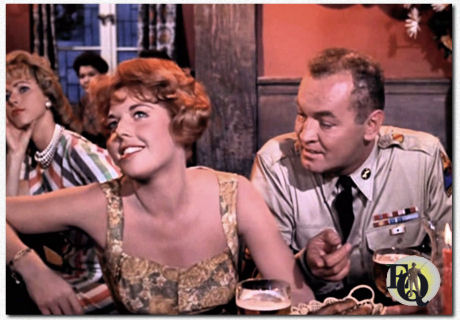 Arch Johnson, the extremely charismatic but also slightly naive Sergeant McGraw in "G.I. Blues" (Paramount, Aug 18. 1960) with Elvis Presley.