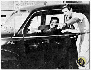 There was a Palm Beach intermezzo at the outbreak of World War II with Peter out of funds, owing to the freezing order on British currency. The versatile lade rode herd on cars in a parking lot to earn the fare back to California.