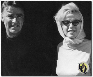 Marilyn Monroe and Peter Lawford at the Cal Neva Lodge, July 29, 1962.