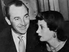 Lee Bowman with his wife Helen Rosson in the Stork Club (1955).
